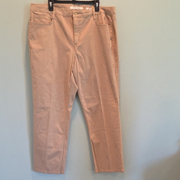 Jones New York Sutton Straight Khaki Pants - Picture 5 of 11